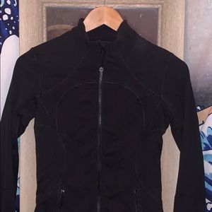 Black Fitted Lulu Lemon Zip Up